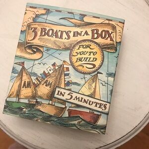 ⛵️3 Mini Boats in a Box Kit